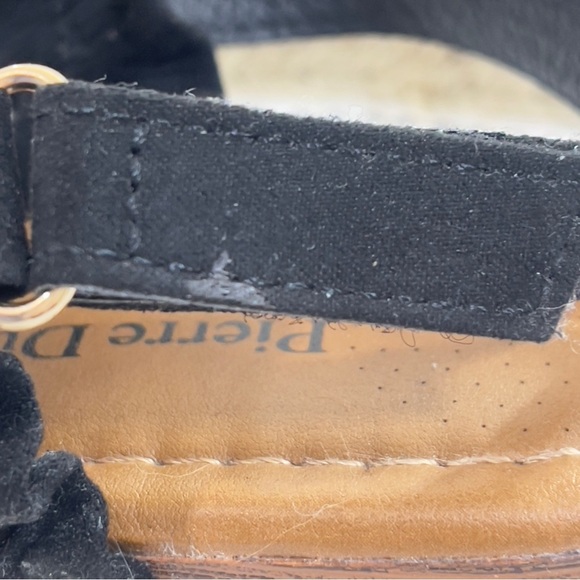 Pierre Dumas Women's Magic-9 Platform Black Espadrille Sandals 5.5 - Picture 3 of 14